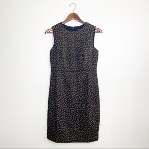 Ann Taylor Dress Leopard Print Sleeveless
